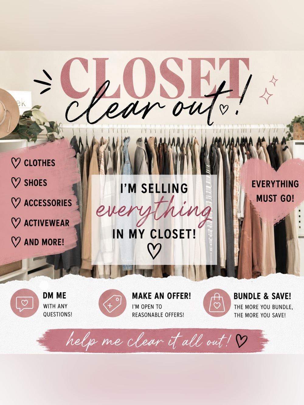 EVERYTHING MUST GO!!